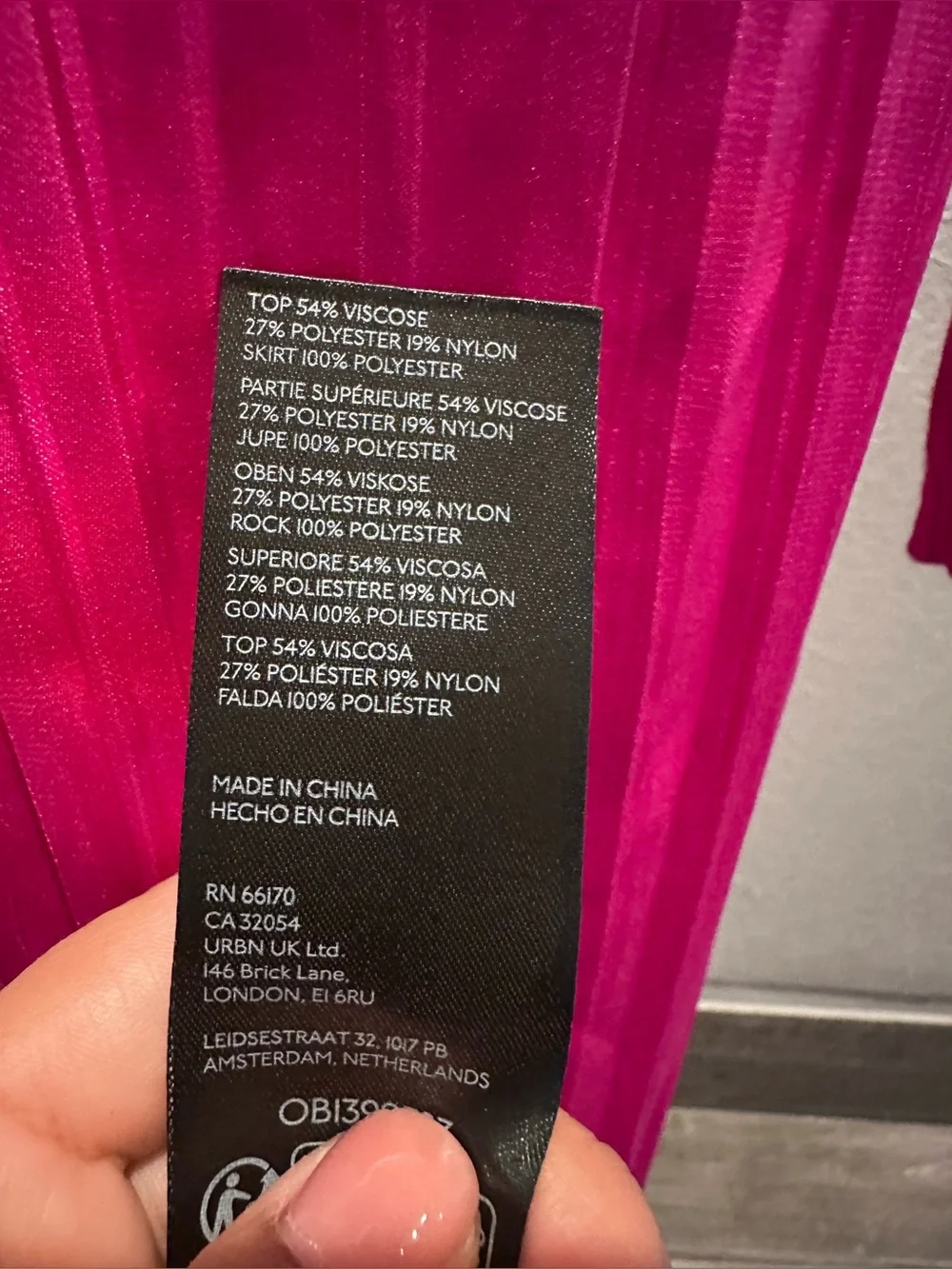 Anthropologie High-Neck Mockable Maxi Dress  Fuchsia  Knit dress & Pleated Skirt - Picture 8 of 9